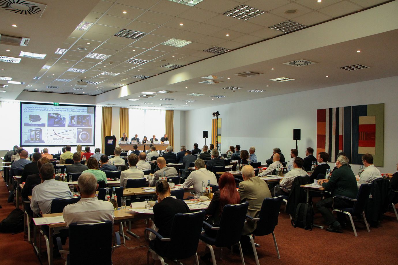 the auditorium of the UV printing user forum